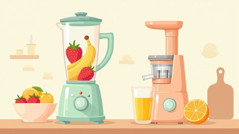 blender vs juicer functions