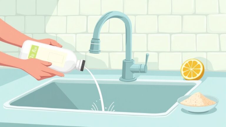 clean kitchen drain effectively