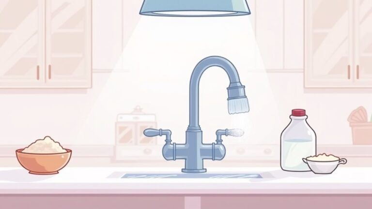 clean kitchen faucet head