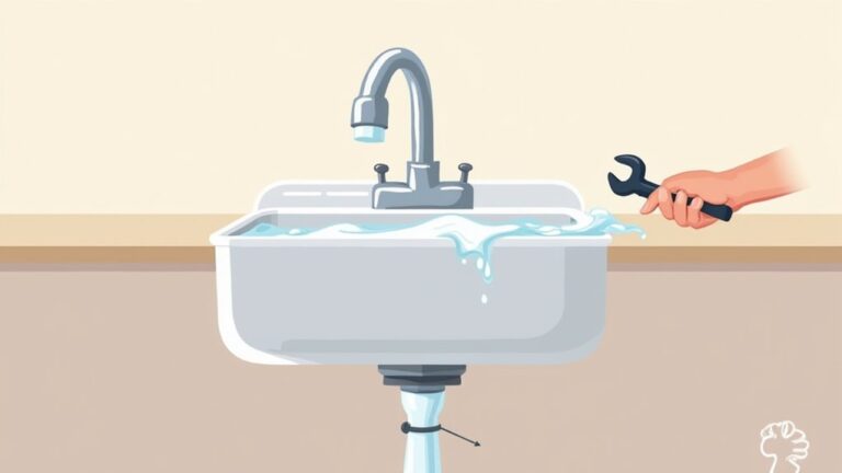 clean kitchen sink drain