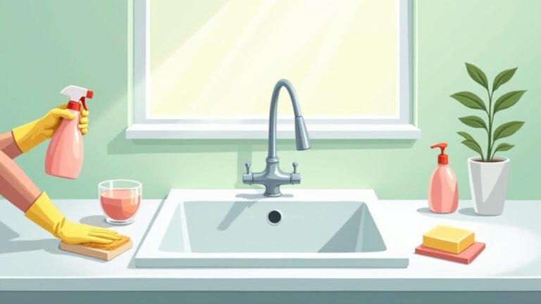 clean kitchen wash basin