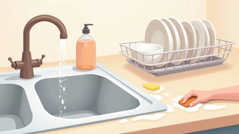 clean stainless steel sink