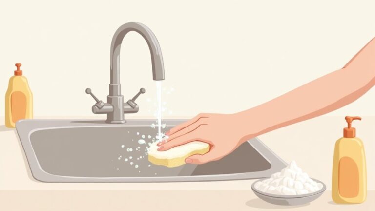 cleaning granite composite sink