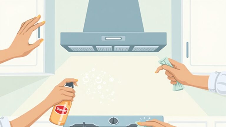 cleaning kitchen hood vents