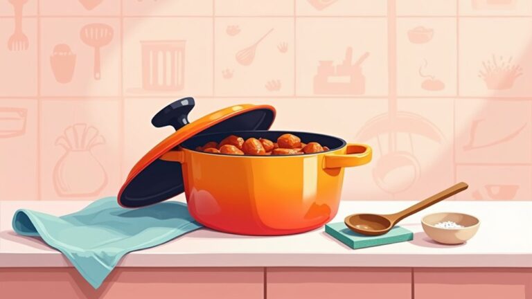 cleaning le creuset cookware