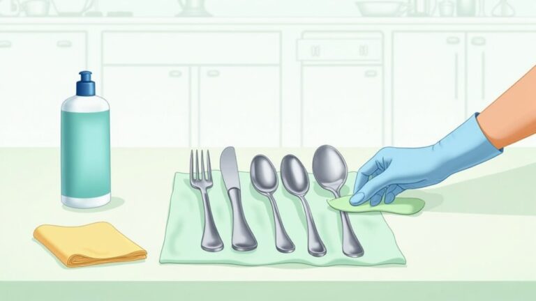 cleaning silver plated cutlery