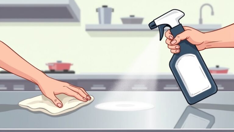 cleaning stainless steel surfaces