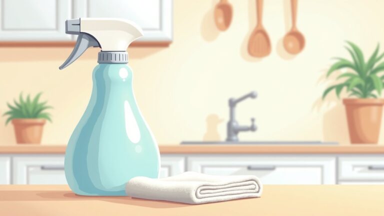 cleaning white kitchen cabinets