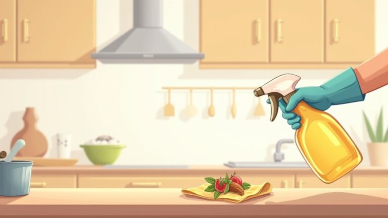 cleaning wood kitchen cabinets