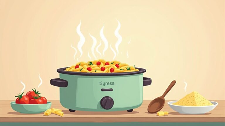 cooking pasta in slow cooker