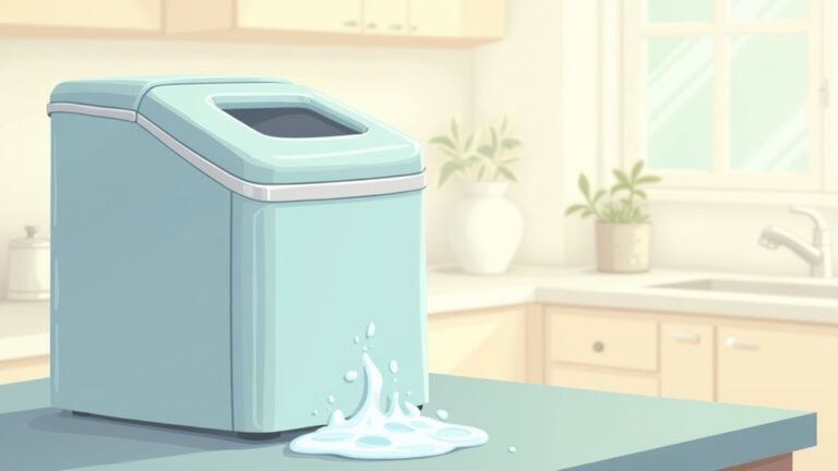 countertop ice maker leak