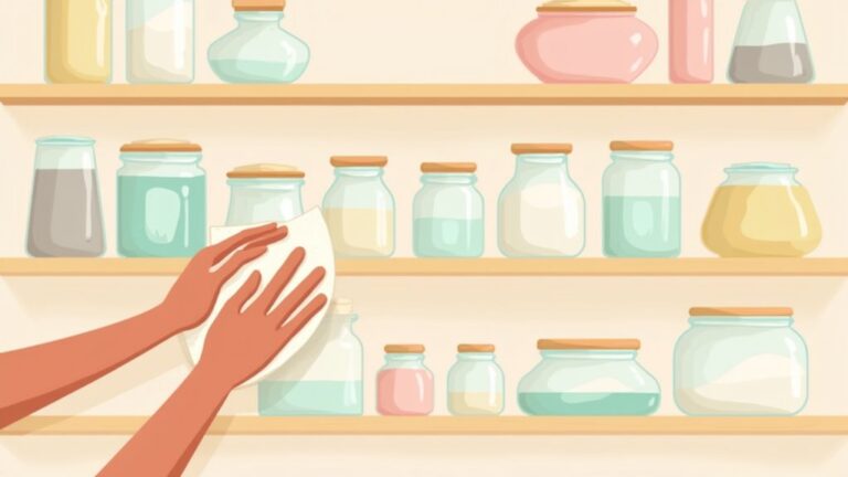 organize and sanitize pantry