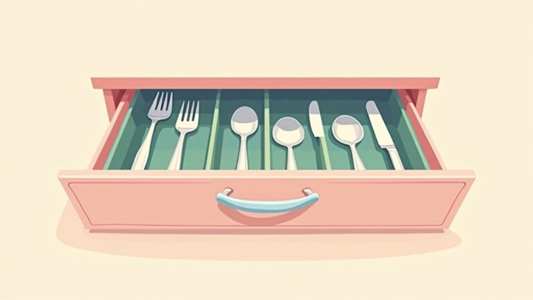organize cutlery for efficiency