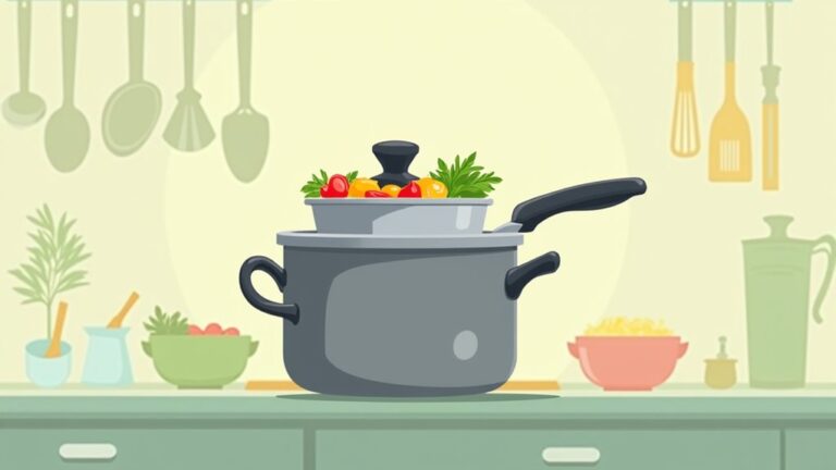 pressure cooker accessory support