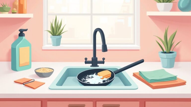 thorough kitchen cleaning process